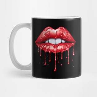 Red Lips Funny Kiss Mug